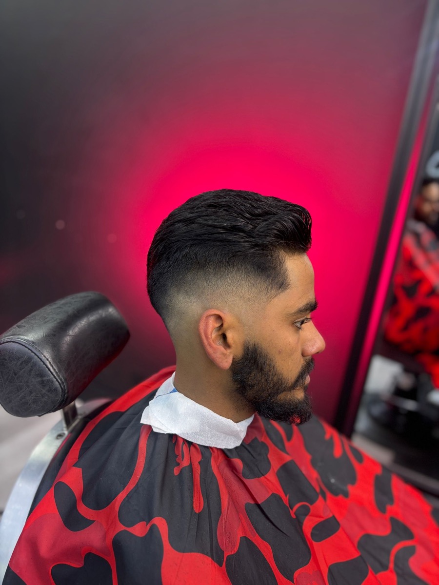 Ghost Barbers haircut