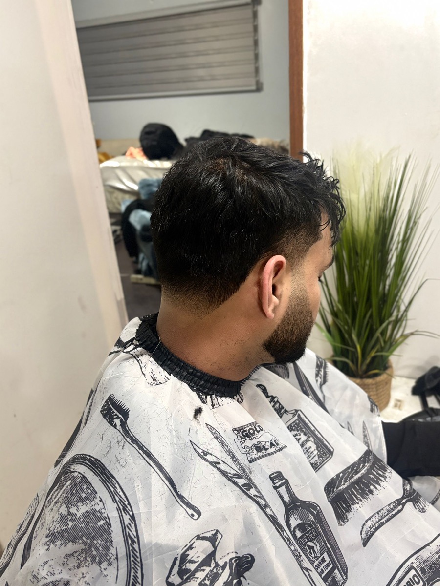 Ghost Barbers haircut