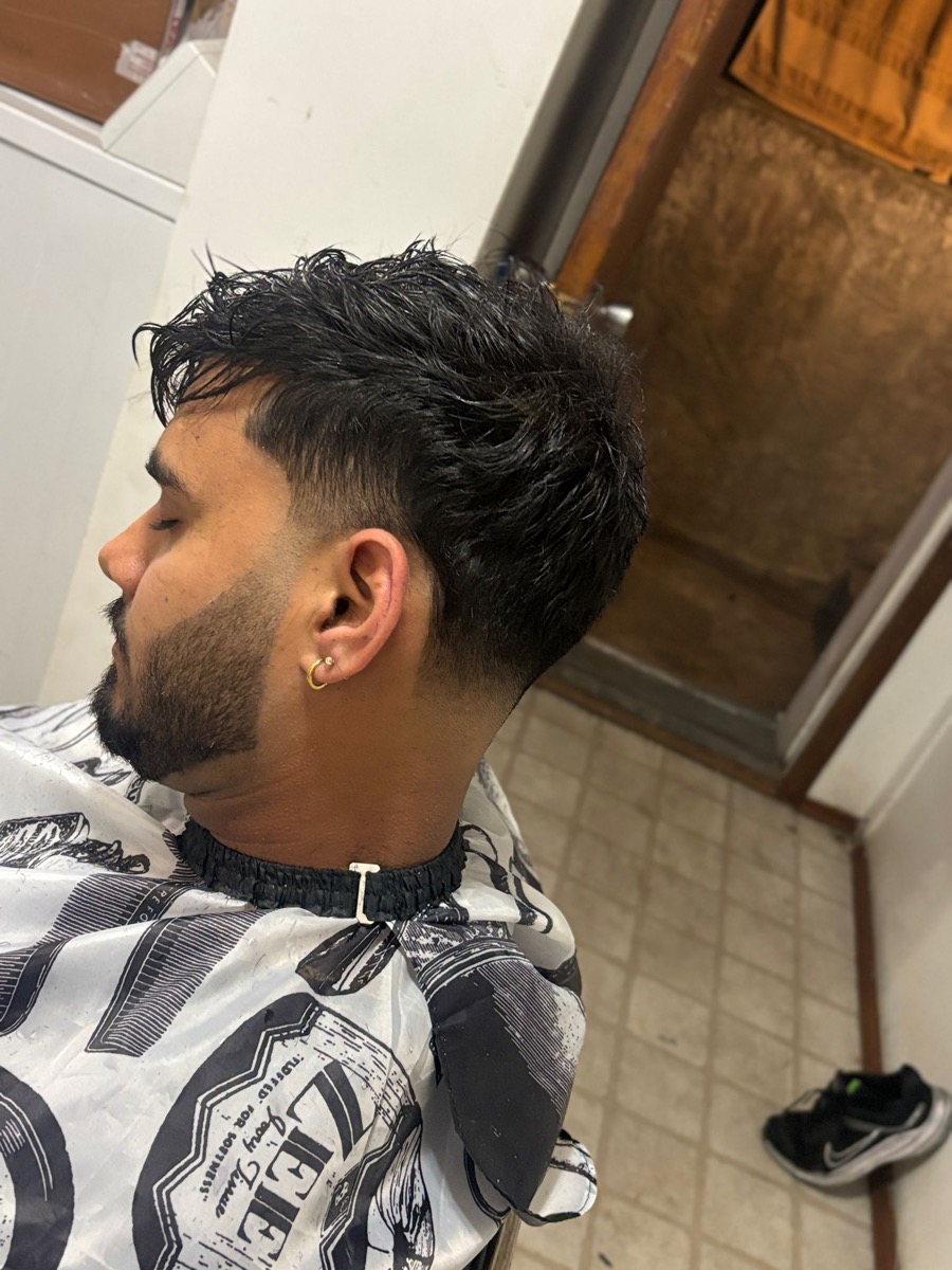 Ghost Barbers haircut