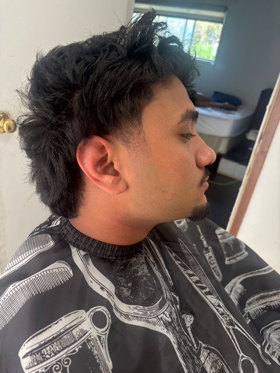 Ghost Barbers haircut